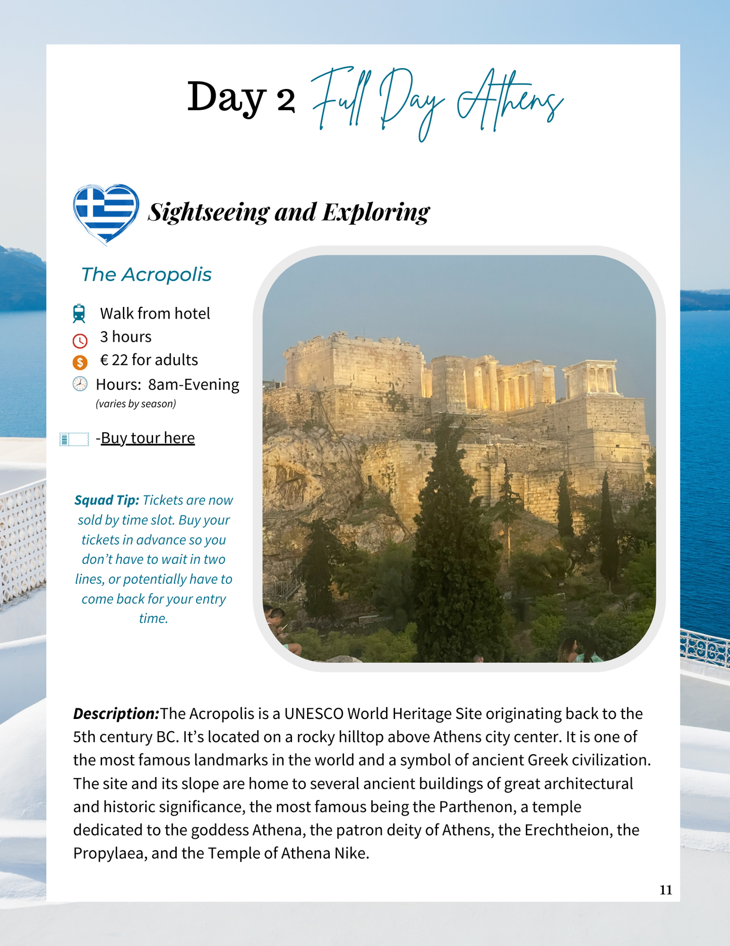 Greece Itinerary - Athens, Mykonos, Santorini (9 Days)