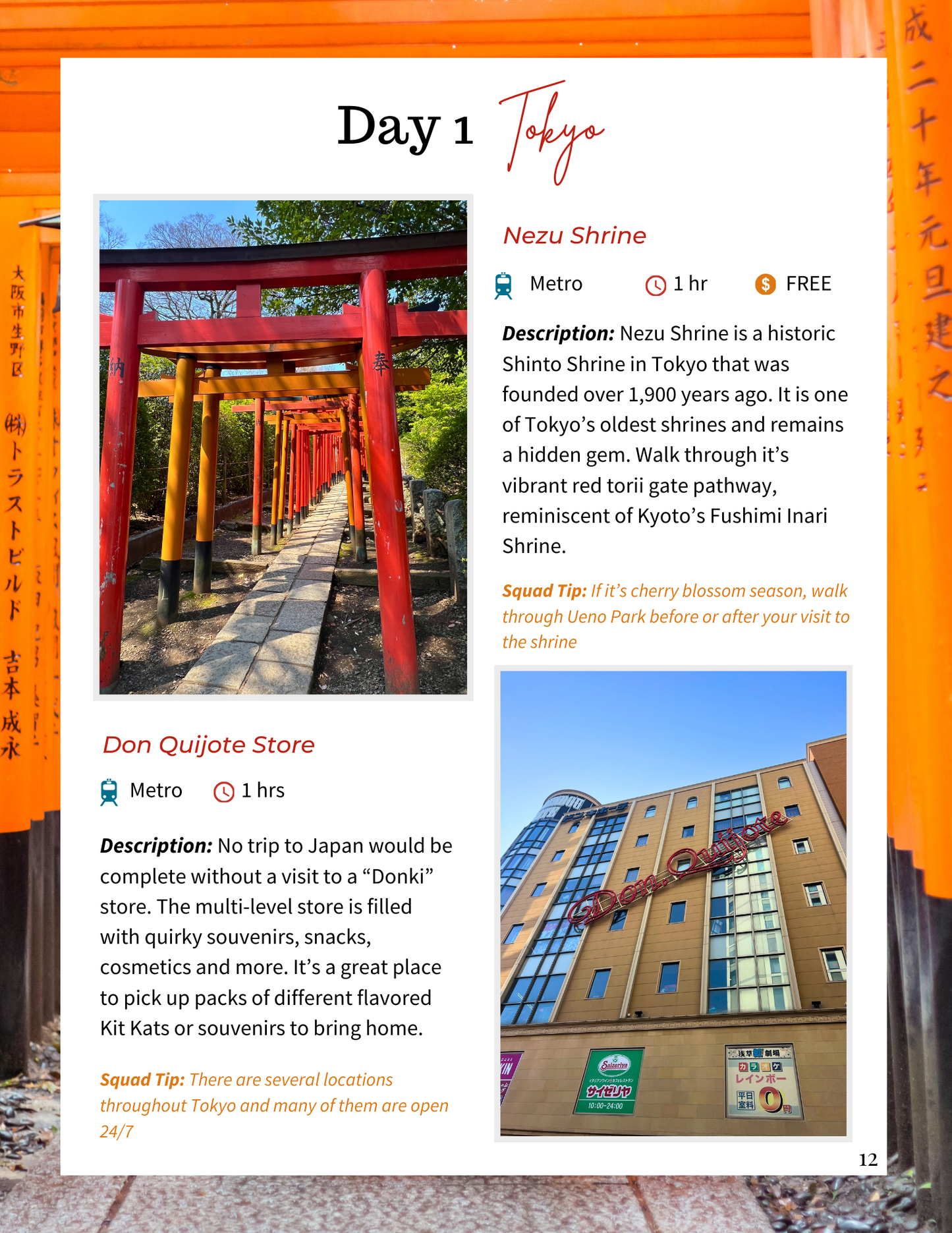 Tokyo Itinerary (5 Days)