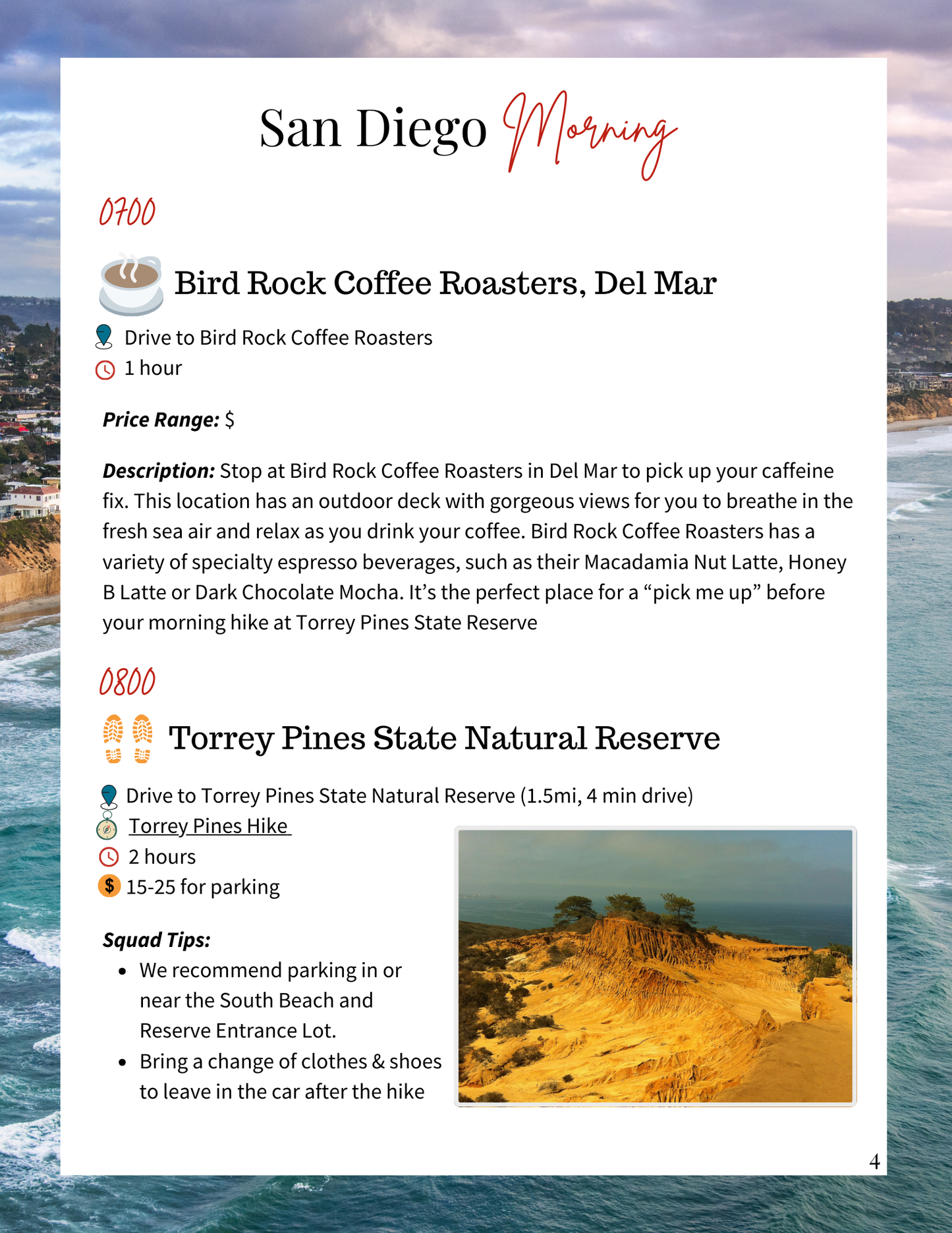 1 Day San Diego Itinerary