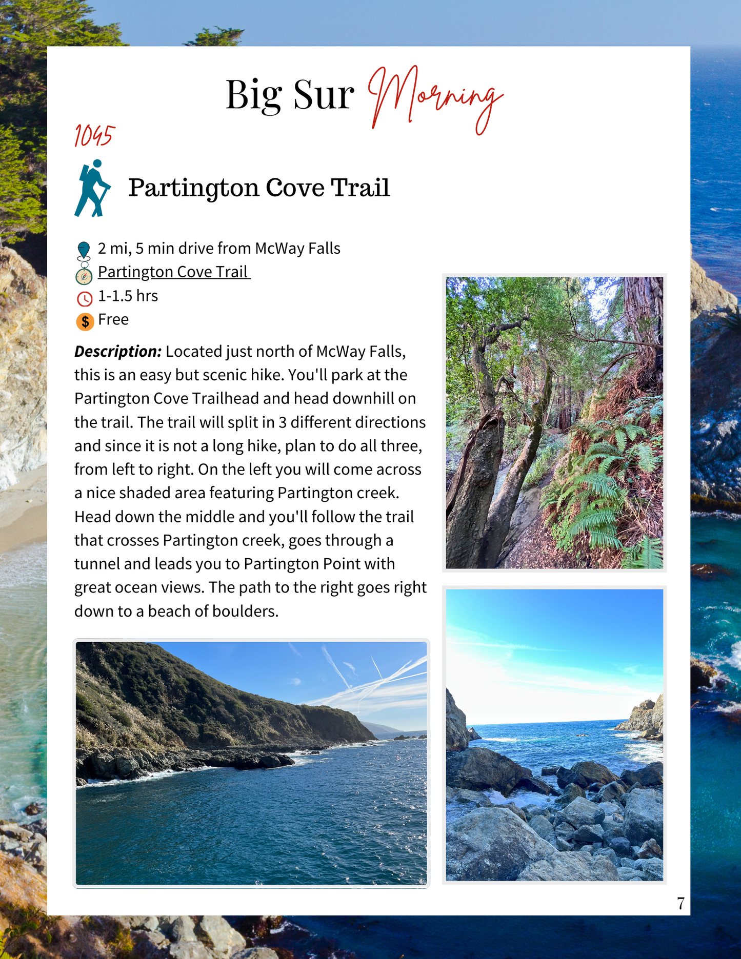 1 Day Big Sur Itinerary