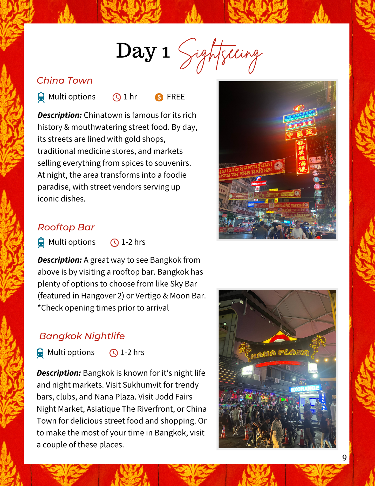 Bangkok Itinerary (1 Day)