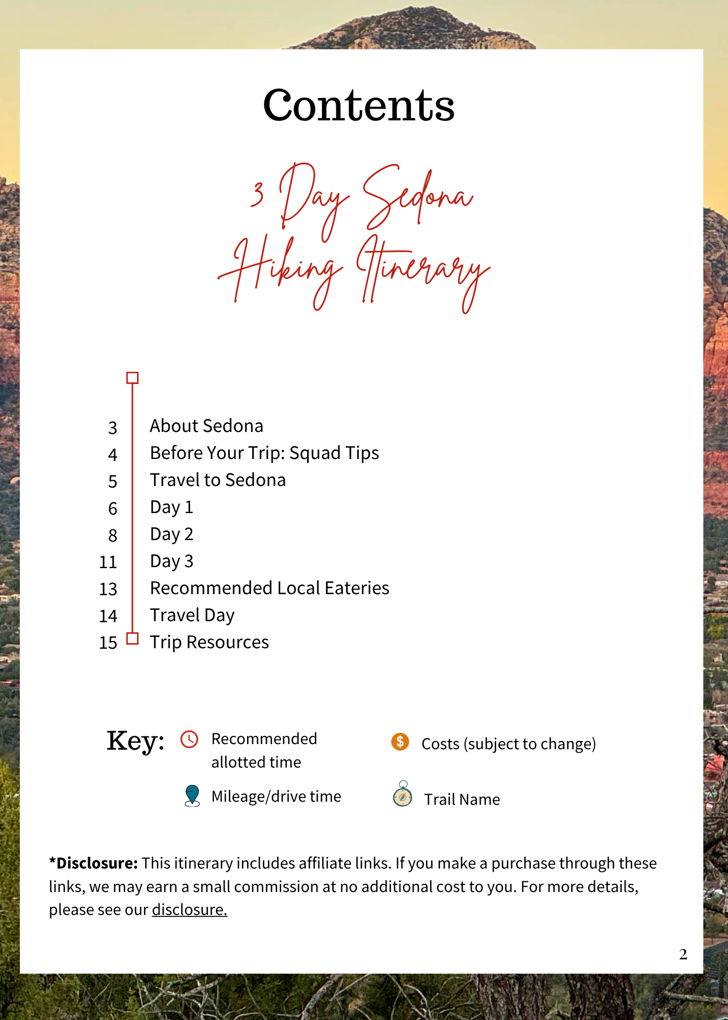 Sedona Hiking & Travel Itinerary (3 Days)