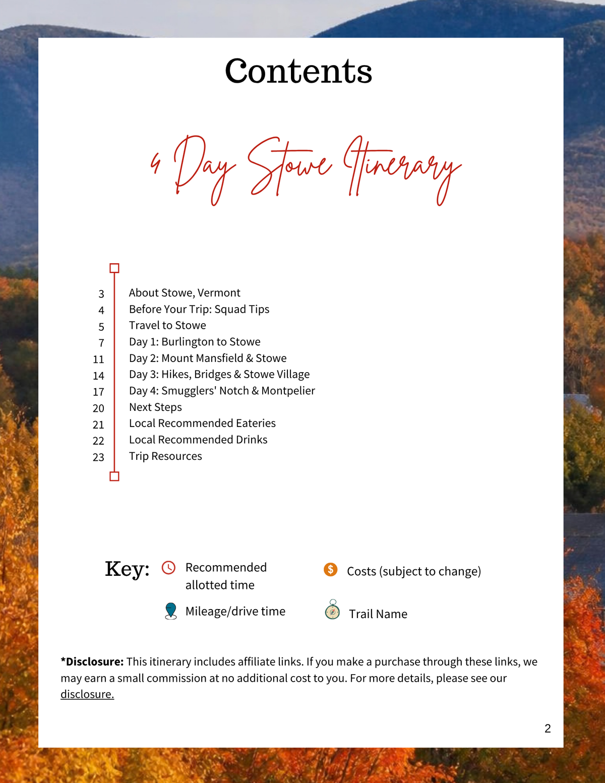 Vermont in the Fall Itinerary - Stowe & Burlington (4 Days)