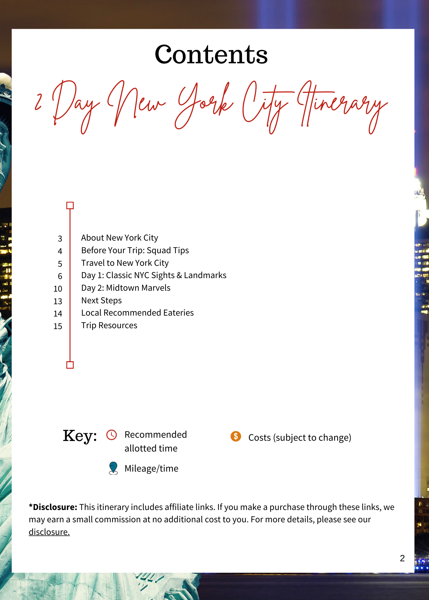 New York City Itinerary ( 2 Days)