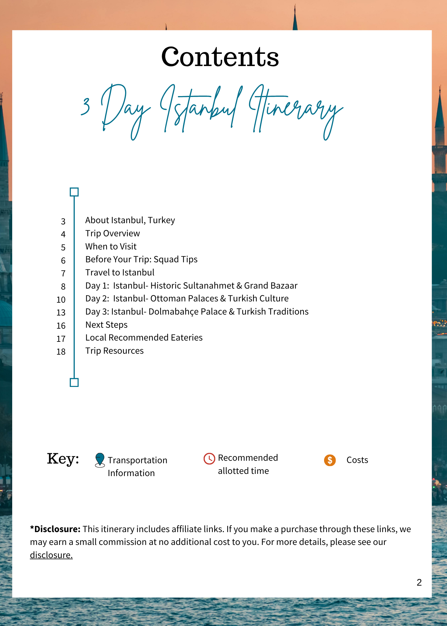 Istanbul Trip Itinerary (3 Days)