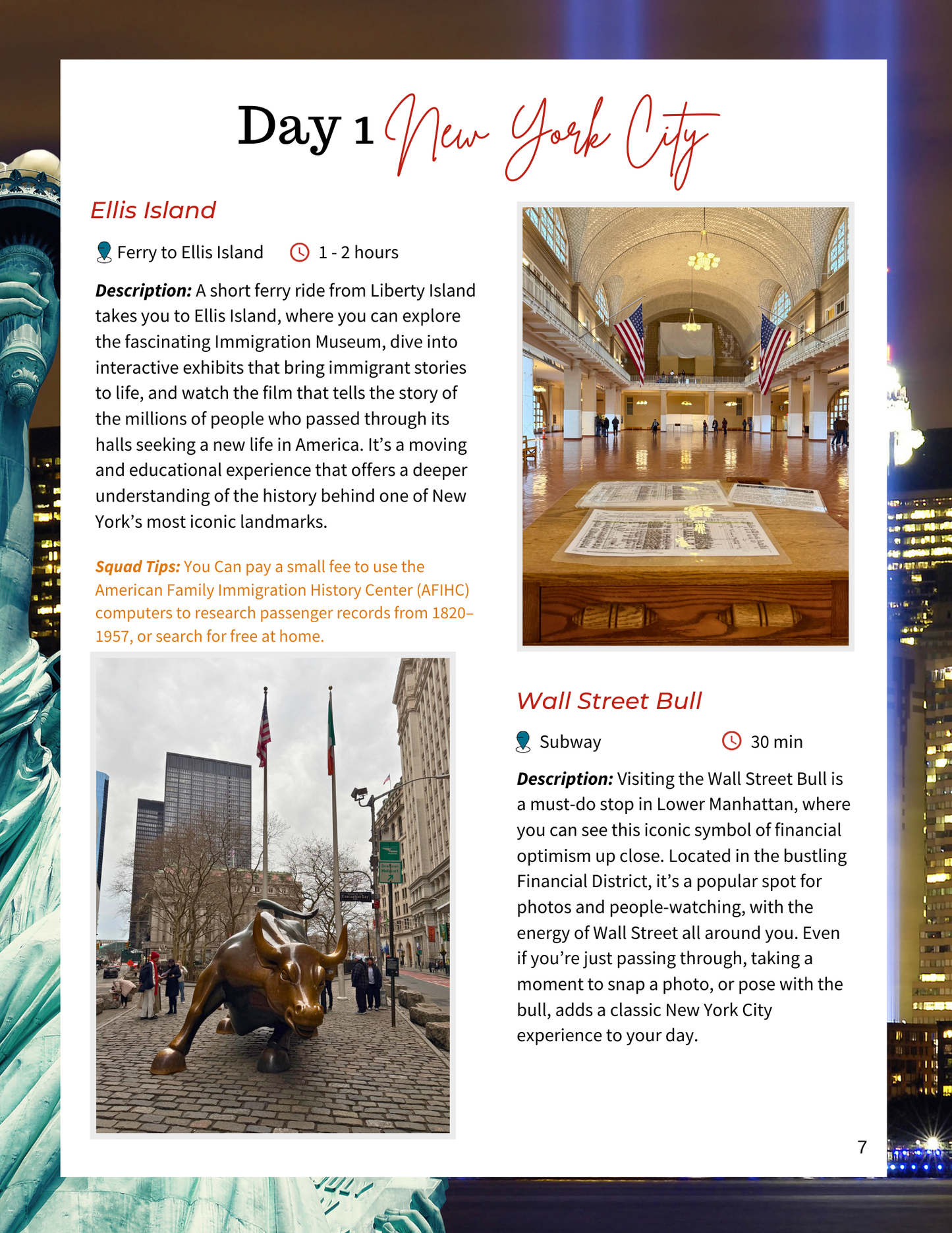 New York City Itinerary ( 2 Days)