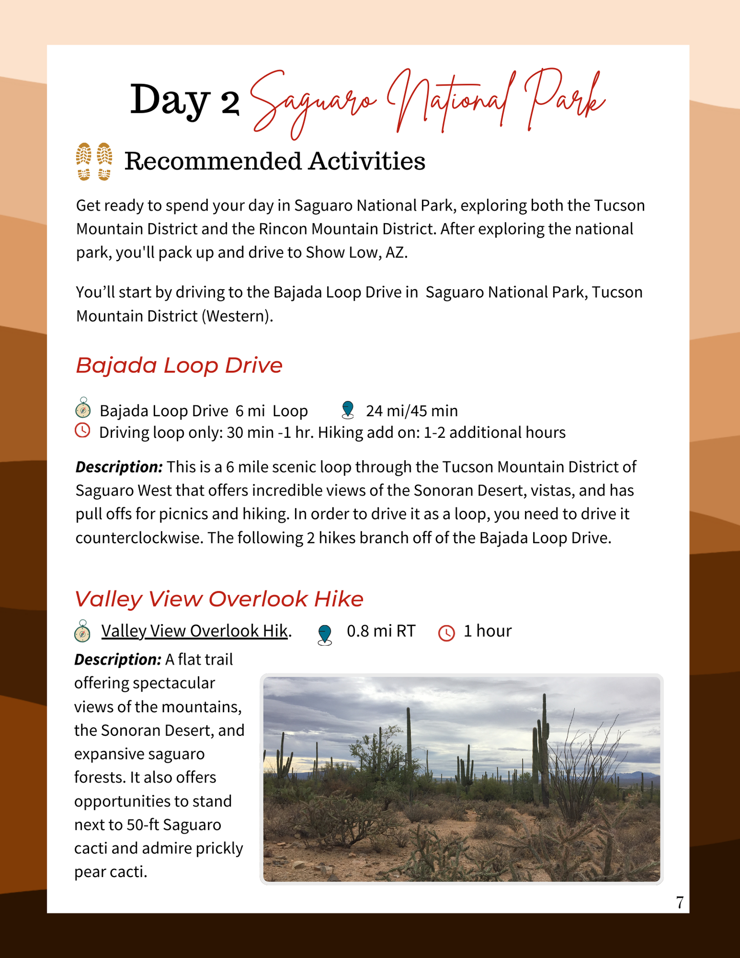 5 Day Arizona National Parks Trip Itinerary