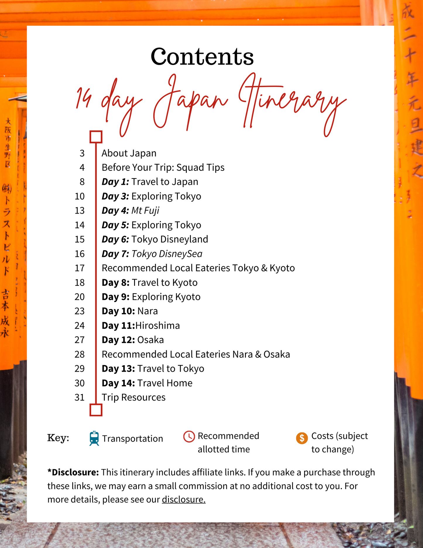 14 Day Japan Travel Guide