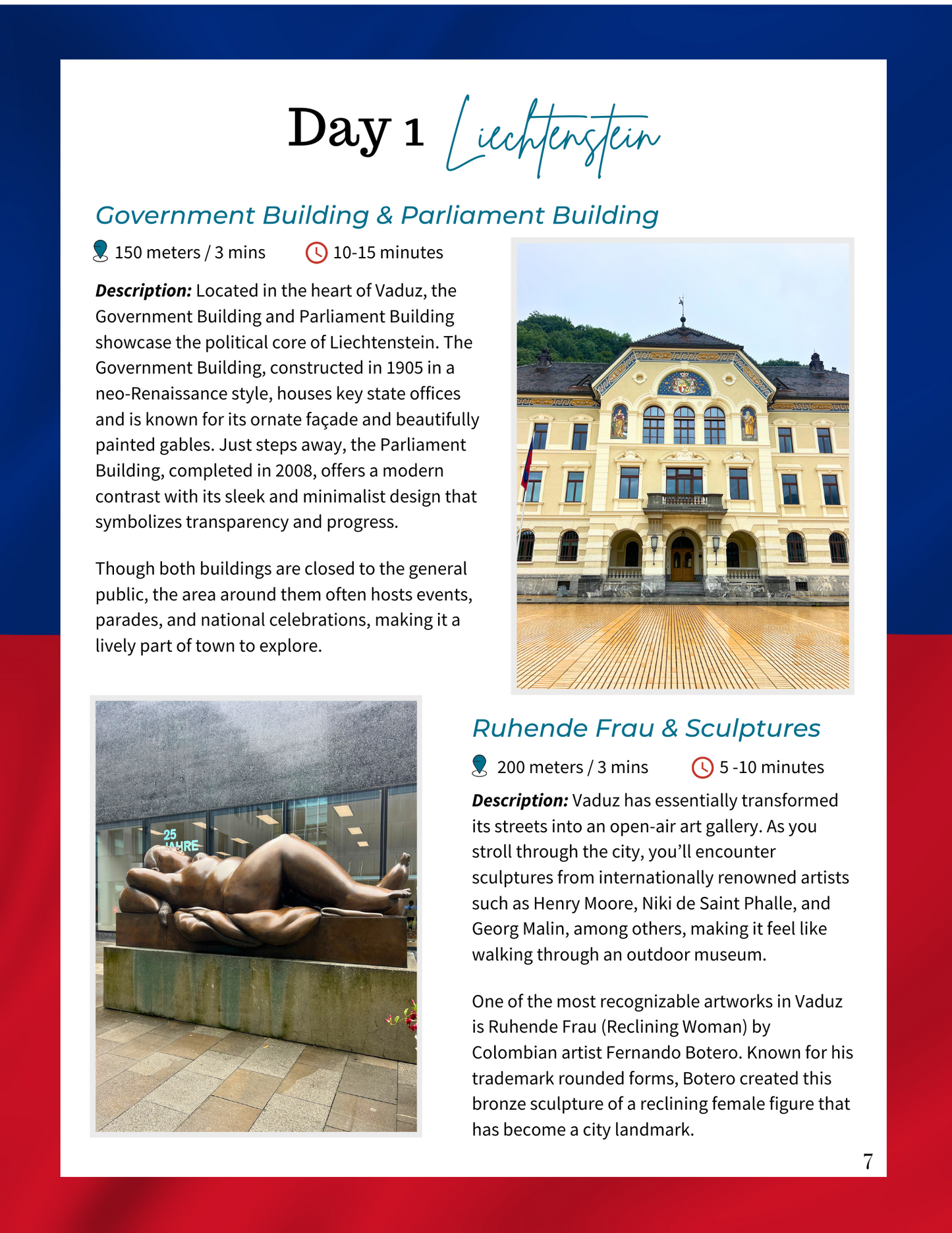 1 Day Liechtenstein Itinerary