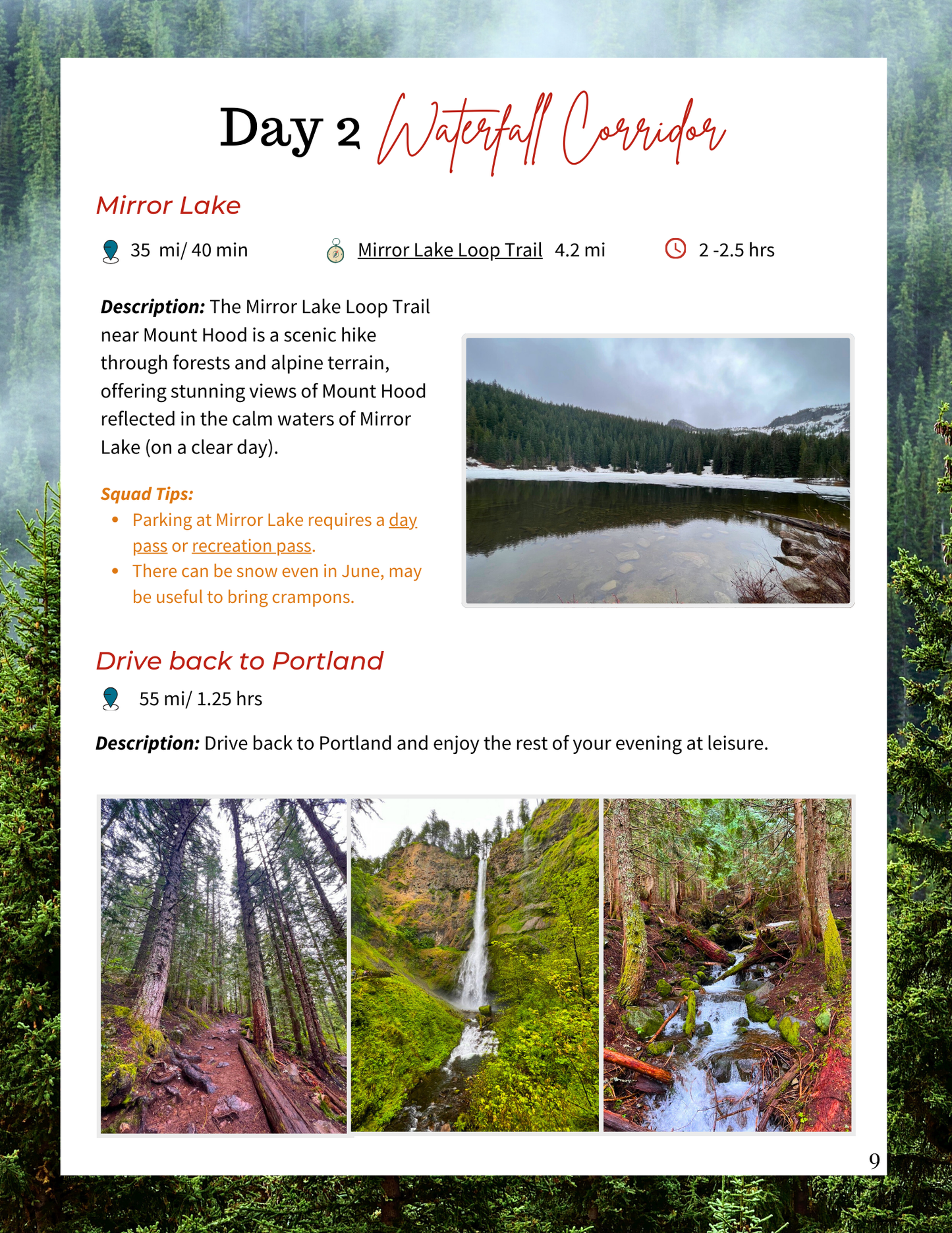 4 Day Oregon Waterfall Hikes Travel Guide